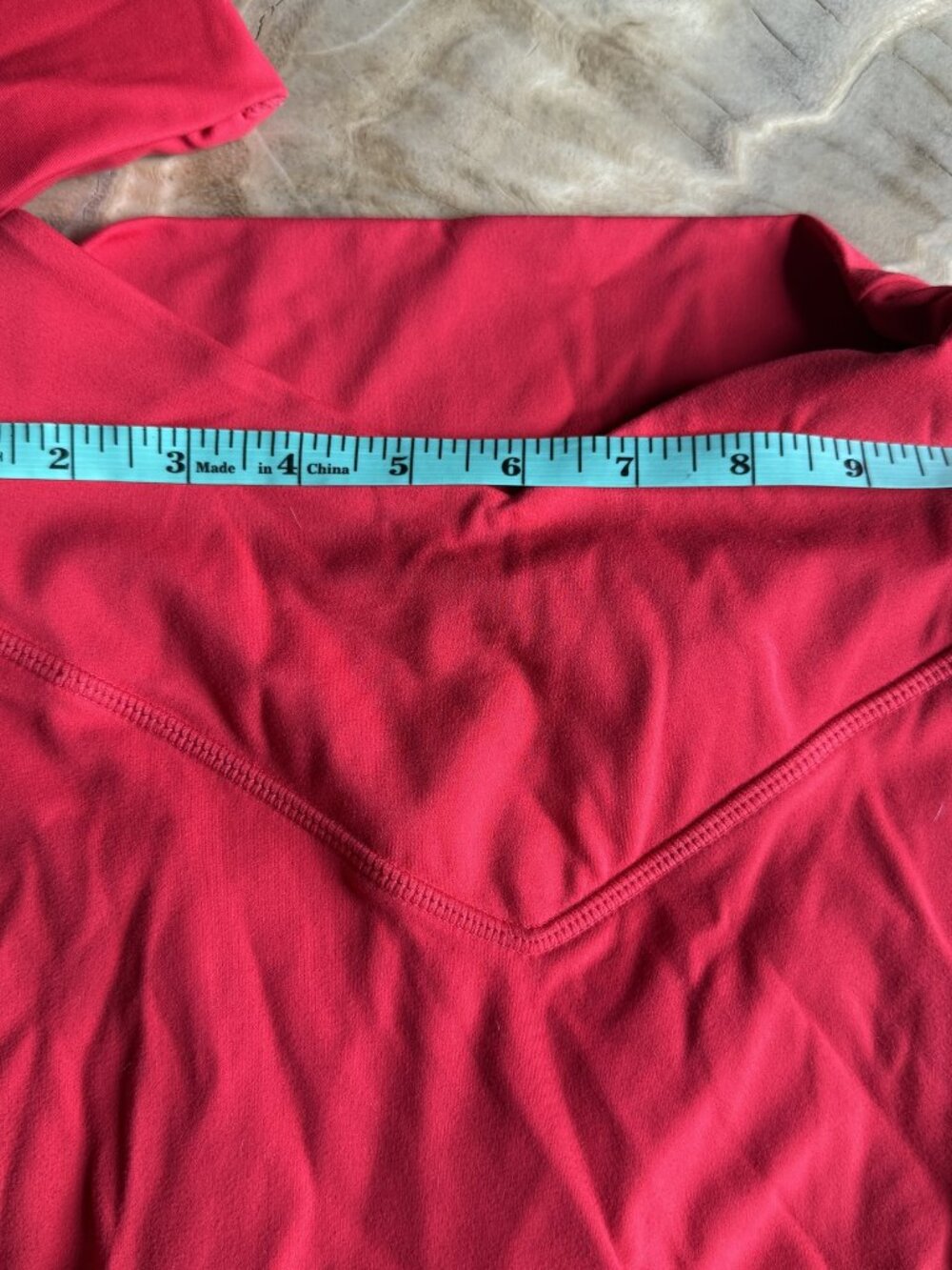 Red Crossover Strap Sports Bra and High Rise Legging Set Size XS - Picture 2 of 8